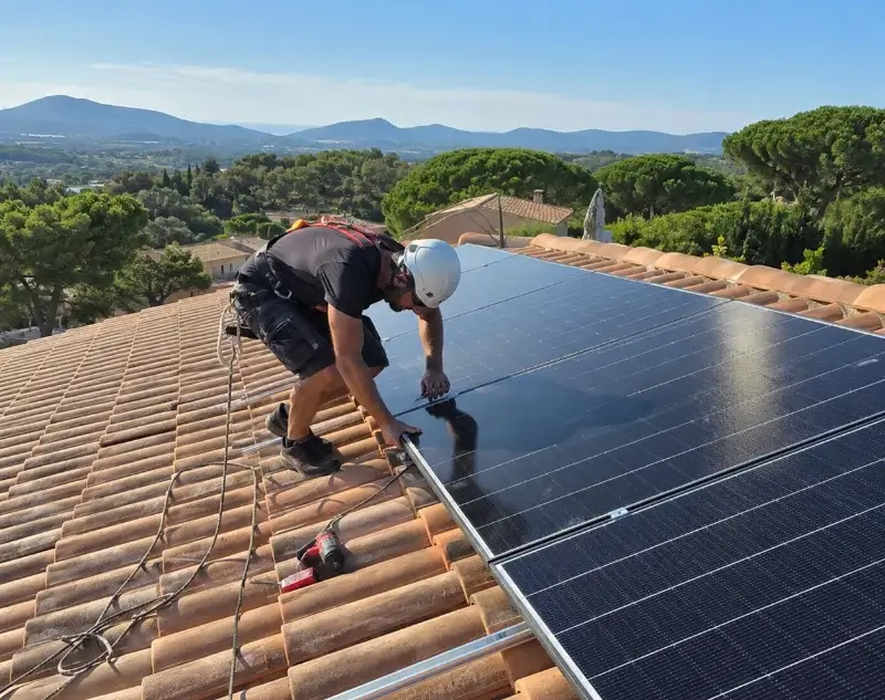 Installateur panneaux solaires Moustoir-Ac — pose photovoltaïque sur toiture