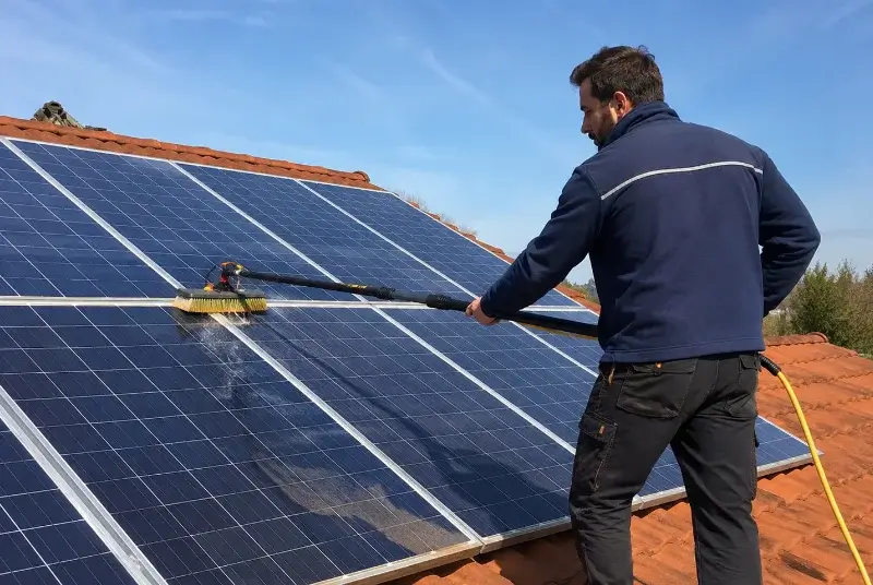 Nettoyage et entretien de panneaux solaires à Moustoir-Ac